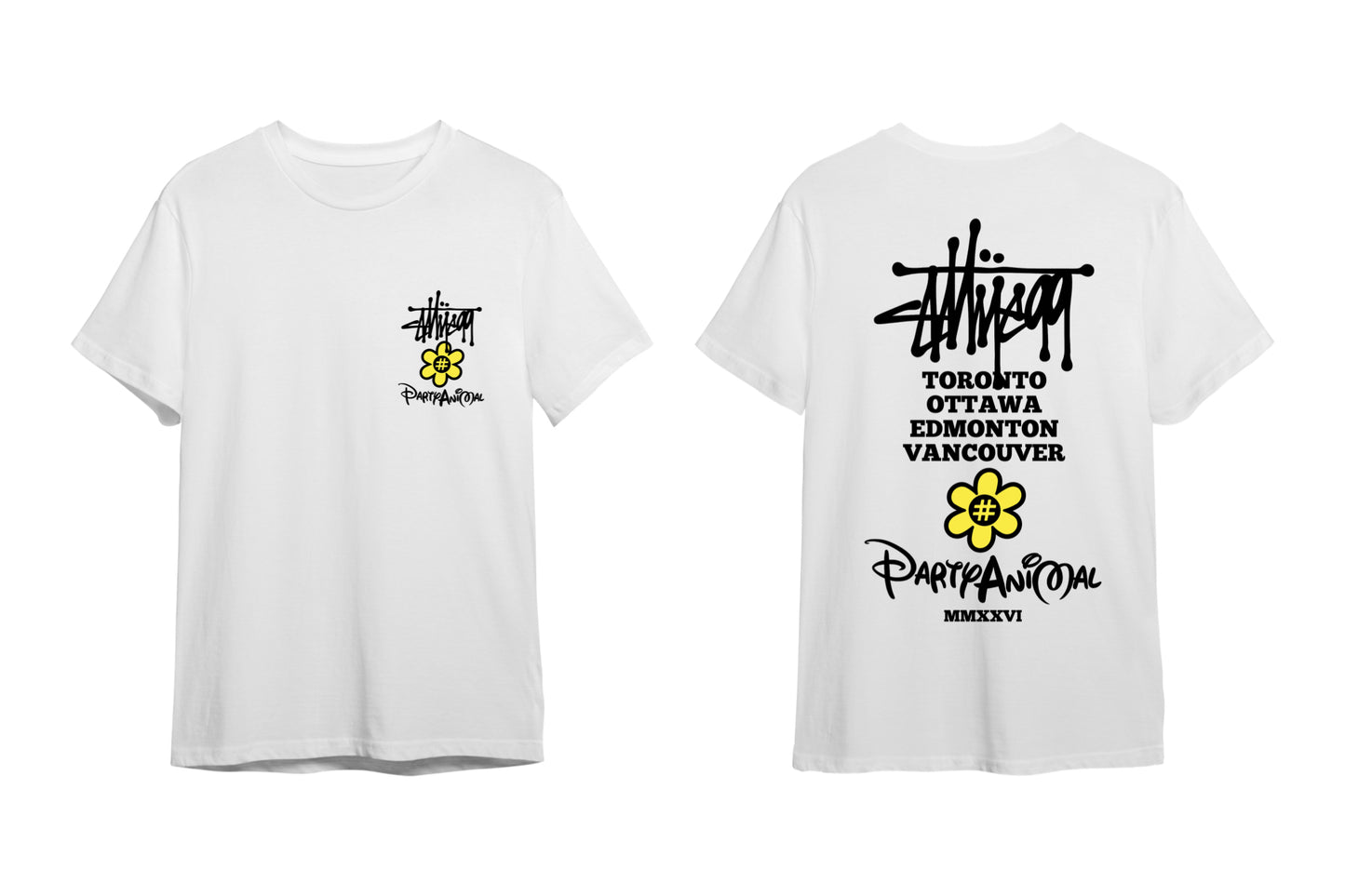 party animal x water the plant “saltyegg’s canada tour” tee